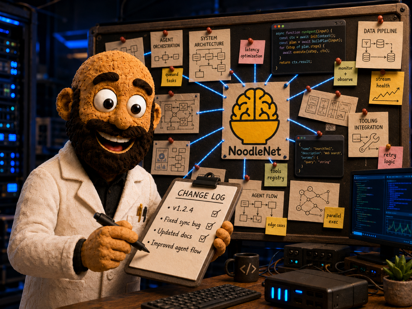 NoodleNet BASIC Change Log title image